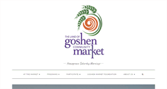 Desktop Screenshot of goshenmarket.org