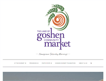 Tablet Screenshot of goshenmarket.org